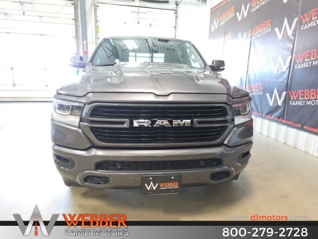 Used 2021 RAM Ram 1500 Pickup Laramie with VIN 1C6SRFRTXMN586690 for sale in Detroit Lakes, Minnesota