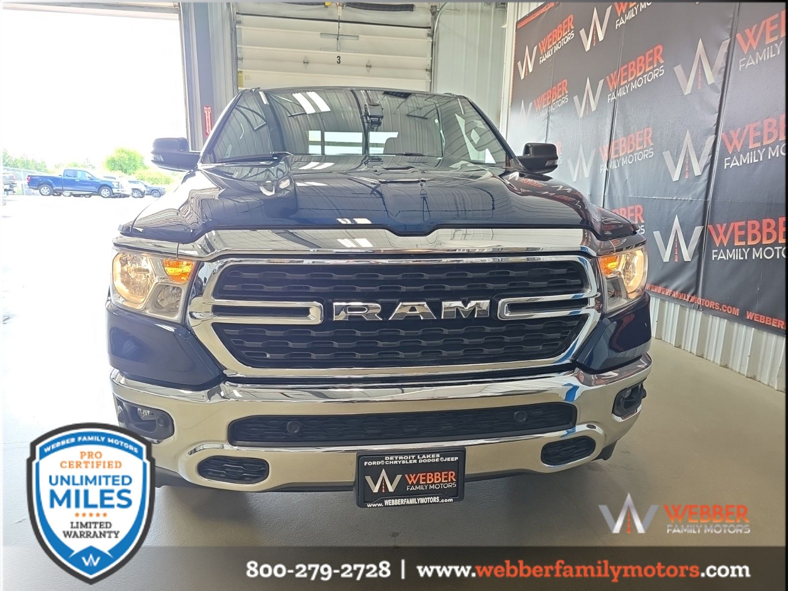 Used 2023 RAM Ram 1500 Pickup Big Horn/Lone Star with VIN 1C6SRFFT2PN696853 for sale in Detroit Lakes, Minnesota