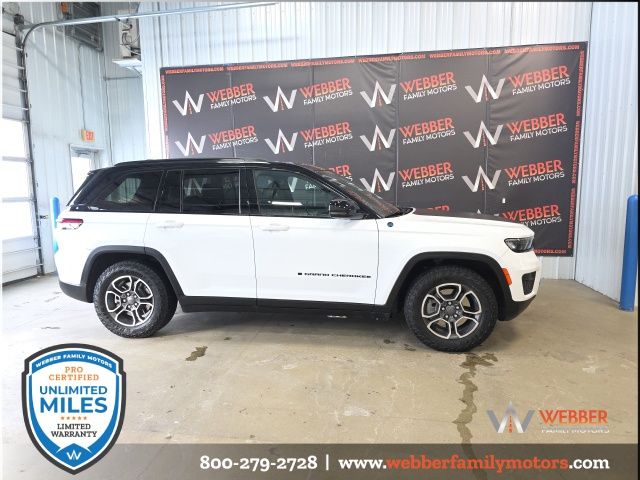 Used 2023 Jeep Grand Cherokee Trailhawk 4xe with VIN 1C4RJYC64P8804381 for sale in Detroit Lakes, Minnesota