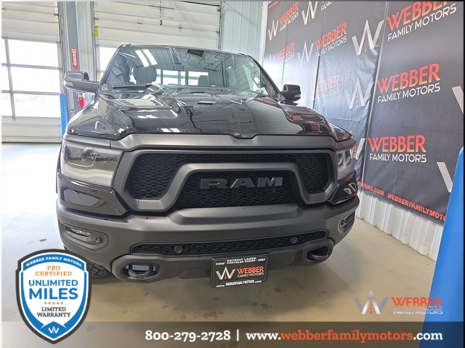 Used 2024 RAM Ram 1500 Pickup Rebel with VIN 1C6SRFLT1RN180569 for sale in Detroit Lakes, Minnesota