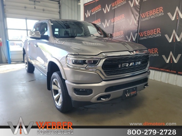 Used 2021 RAM Ram 1500 Pickup Limited with VIN 1C6SRFHT2MN646771 for sale in Detroit Lakes, Minnesota