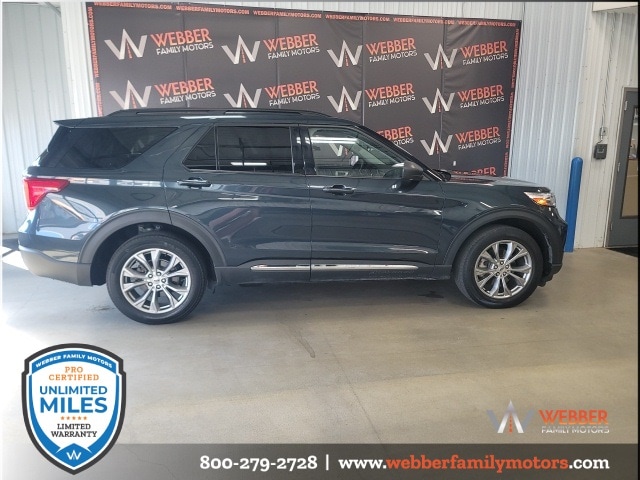 Used 2022 Ford Explorer XLT with VIN 1FMSK8DH9NGC04193 for sale in Detroit Lakes, Minnesota