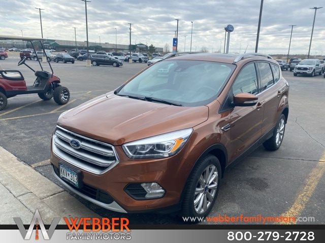Used 2017 Ford Escape Titanium with VIN 1FMCU9JD1HUC66781 for sale in Detroit Lakes, Minnesota