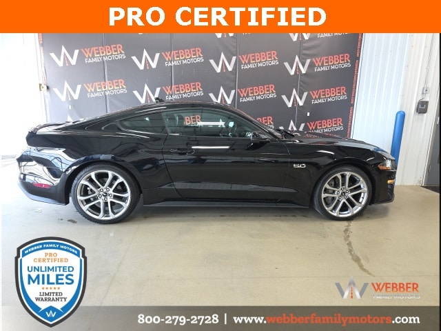 Used 2020 Ford Mustang GT Premium with VIN 1FA6P8CF7L5163293 for sale in Detroit Lakes, Minnesota