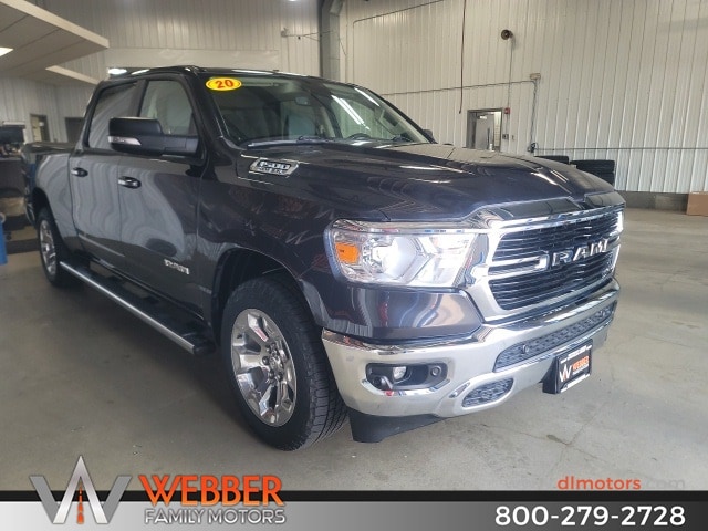Used 2020 RAM Ram 1500 Pickup Big Horn/Lone Star with VIN 1C6SRFMT9LN368889 for sale in Detroit Lakes, Minnesota