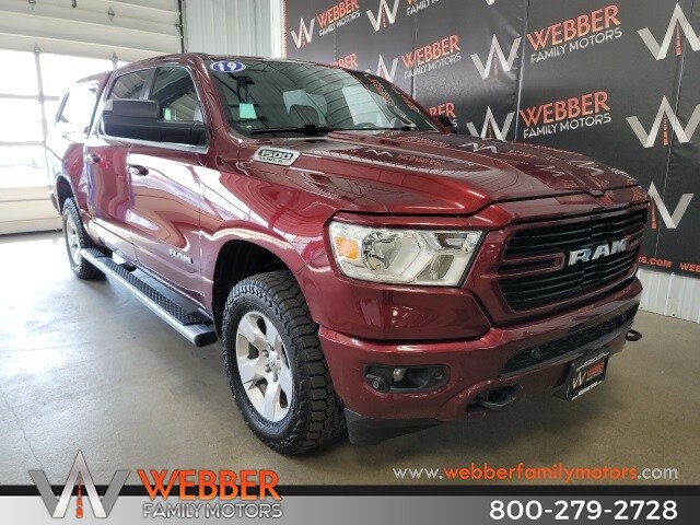Used 2019 RAM Ram 1500 Pickup Big Horn/Lone Star with VIN 1C6SRFFT2KN847358 for sale in Detroit Lakes, Minnesota