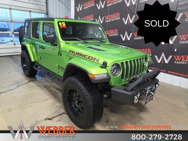 Used 2018 Jeep All-New Wrangler Unlimited Rubicon with VIN 1C4HJXFGXJW239440 for sale in Detroit Lakes, Minnesota