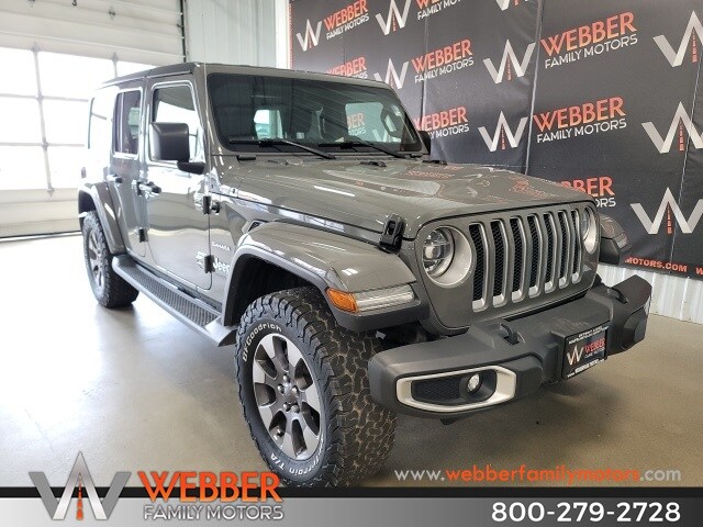 Used 2018 Jeep All-New Wrangler Unlimited Sahara with VIN 1C4HJXEG7JW330277 for sale in Detroit Lakes, Minnesota