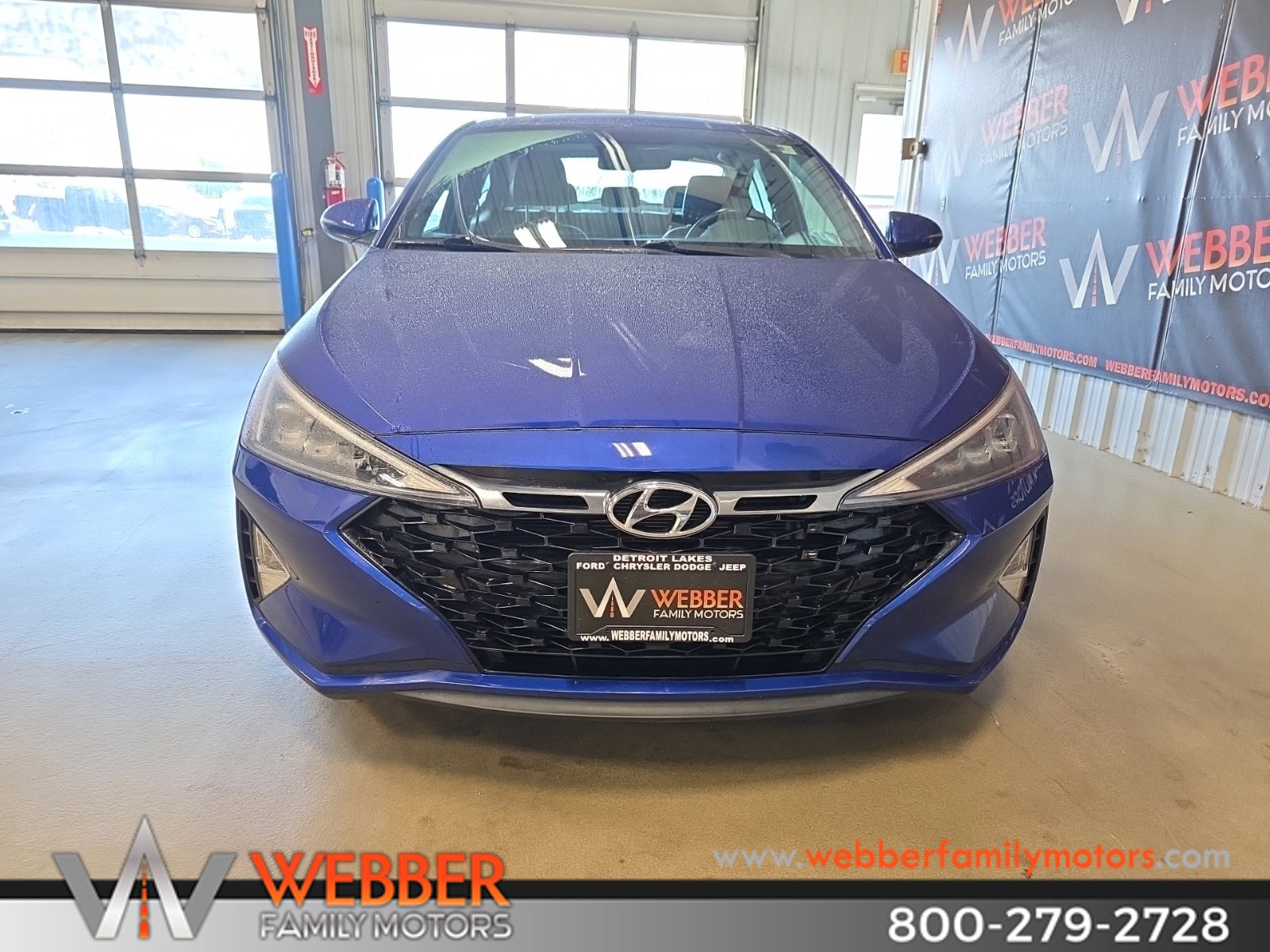 Used 2019 Hyundai Elantra Sport with VIN KMHD04LB1KU855030 for sale in Detroit Lakes, Minnesota