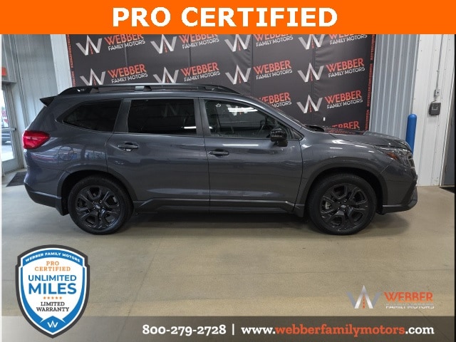 Used 2023 Subaru Ascent Onyx Edition with VIN 4S4WMAHD2P3409777 for sale in Detroit Lakes, Minnesota
