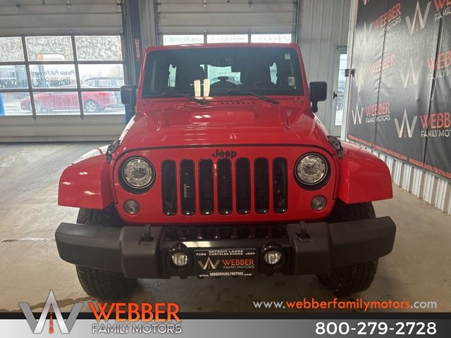 Used 2018 Jeep Wrangler Unlimited Sahara with VIN 1C4BJWEG1JL801468 for sale in Detroit Lakes, Minnesota