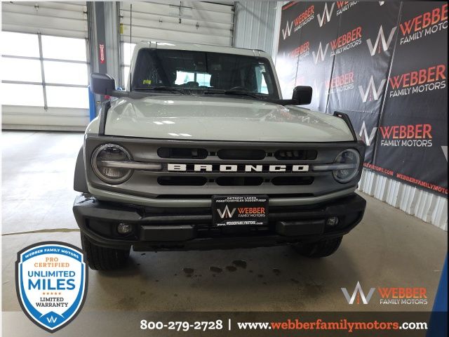 Used 2023 Ford Bronco 4-Door Big Bend with VIN 1FMEE5BP9PLB53205 for sale in Detroit Lakes, Minnesota