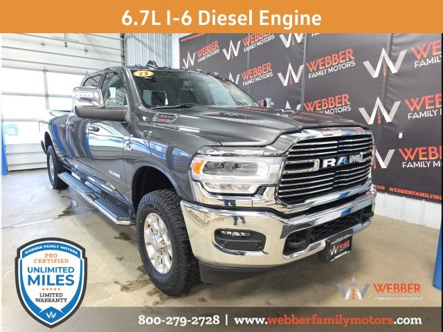 Used 2023 RAM Ram 3500 Pickup Laramie with VIN 3C63R3JLXPG625063 for sale in Detroit Lakes, Minnesota