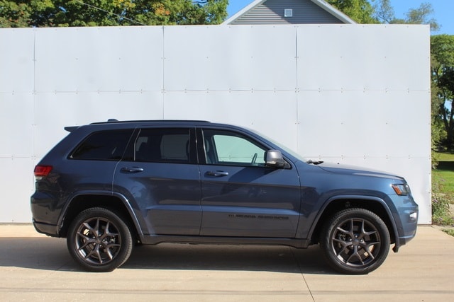 Used 2021 Jeep Grand Cherokee 80th Edition with VIN 1C4RJFBG6MC809654 for sale in Fremont, MI