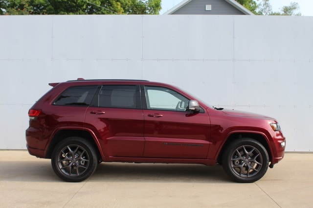 Used 2021 Jeep Grand Cherokee 80th Edition with VIN 1C4RJFBG5MC802291 for sale in Fremont, MI