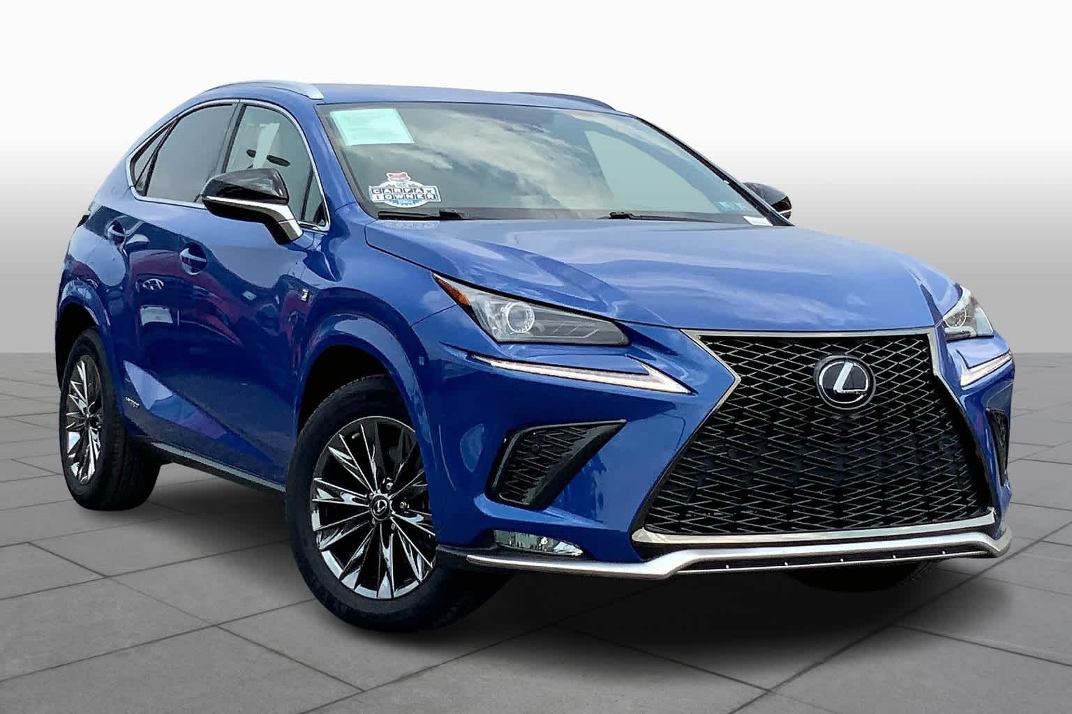 Used 2021 Lexus NX Hybrid 300h F Sport Black Line AWD with VIN JTJSJRDZ8M2147595 for sale in Grapevine, TX