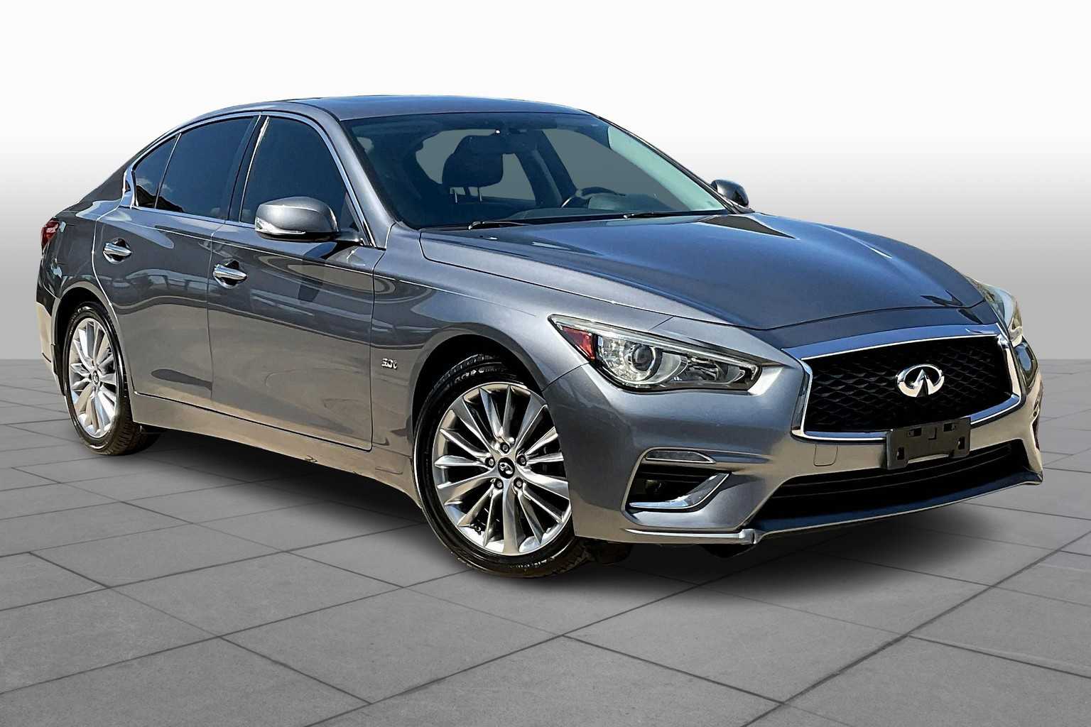 Used 2018 INFINITI Q50 LUXE with VIN JN1EV7AP3JM350019 for sale in Benbrook, TX