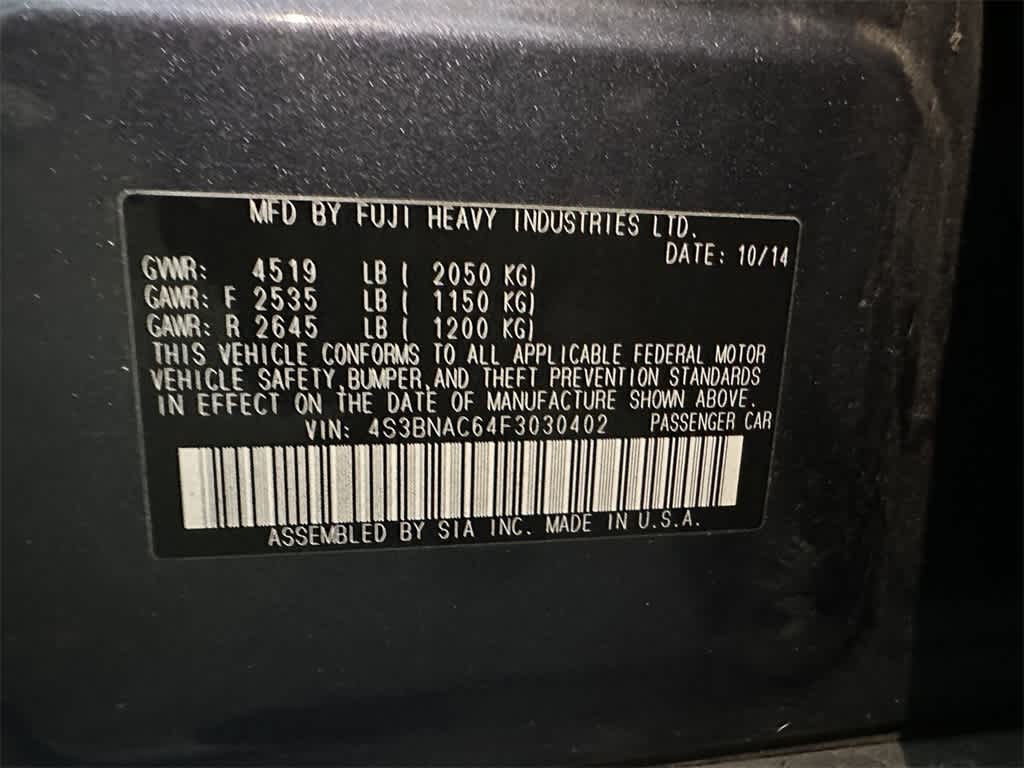 Thumbnail: 2015 Subaru Legacy - 20