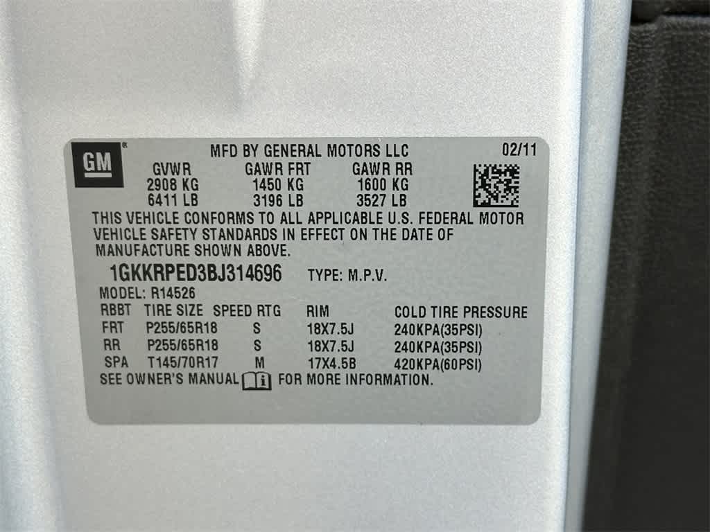 Thumbnail: 2011 GMC Acadia - 21