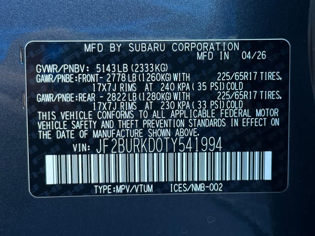 Thumbnail: 2026 Subaru Outback - 21