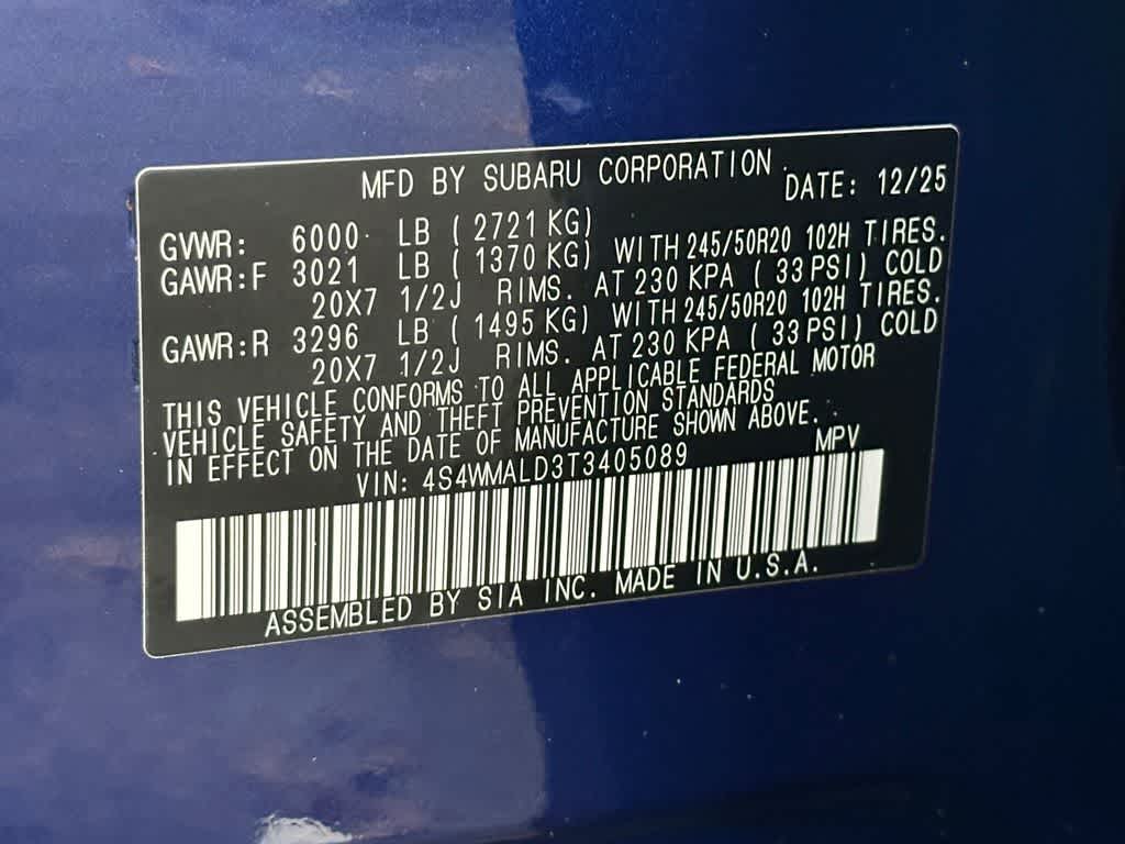 2026 Subaru Ascent Onyx Edition-Touring - Photo 21
