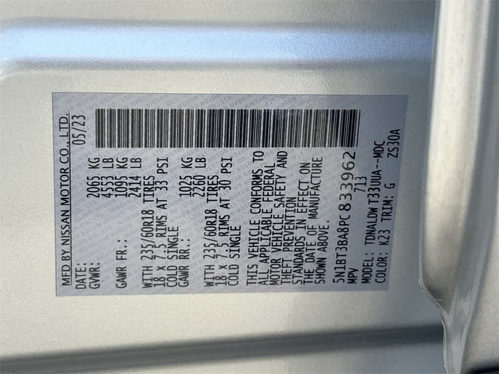 2023 Nissan Rogue SV 20