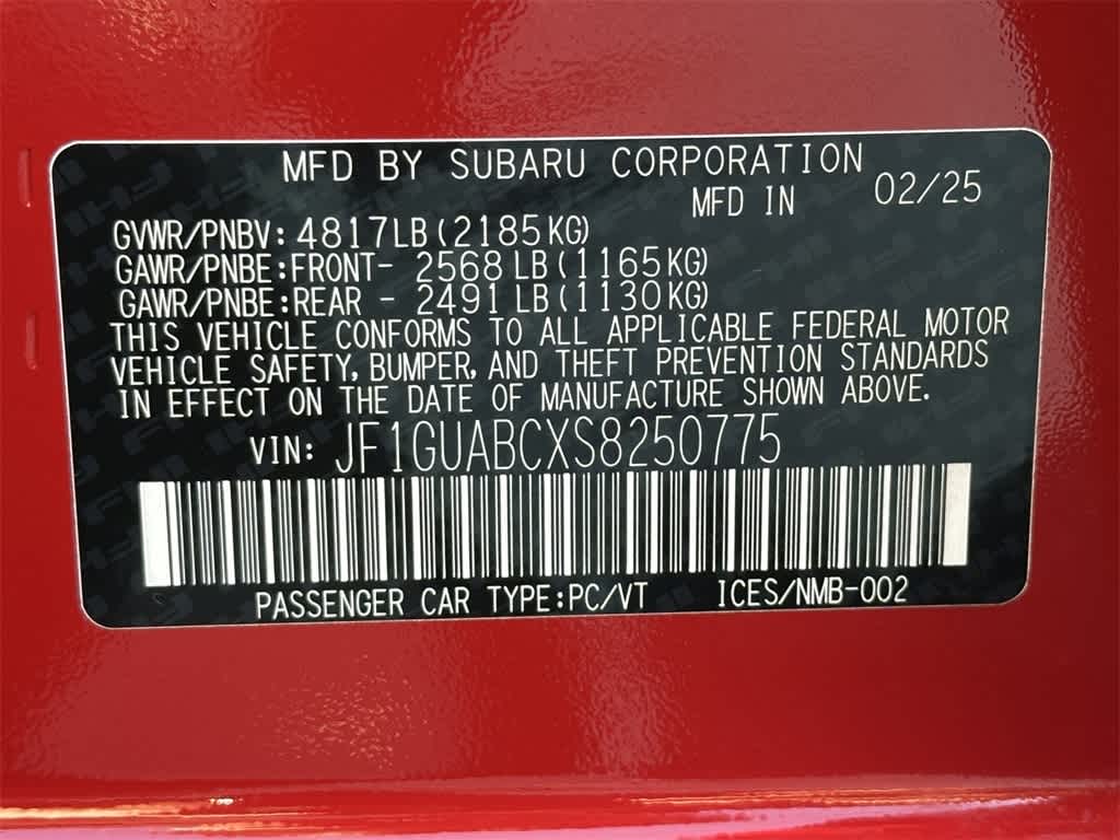 2025 Subaru Impreza Base 21