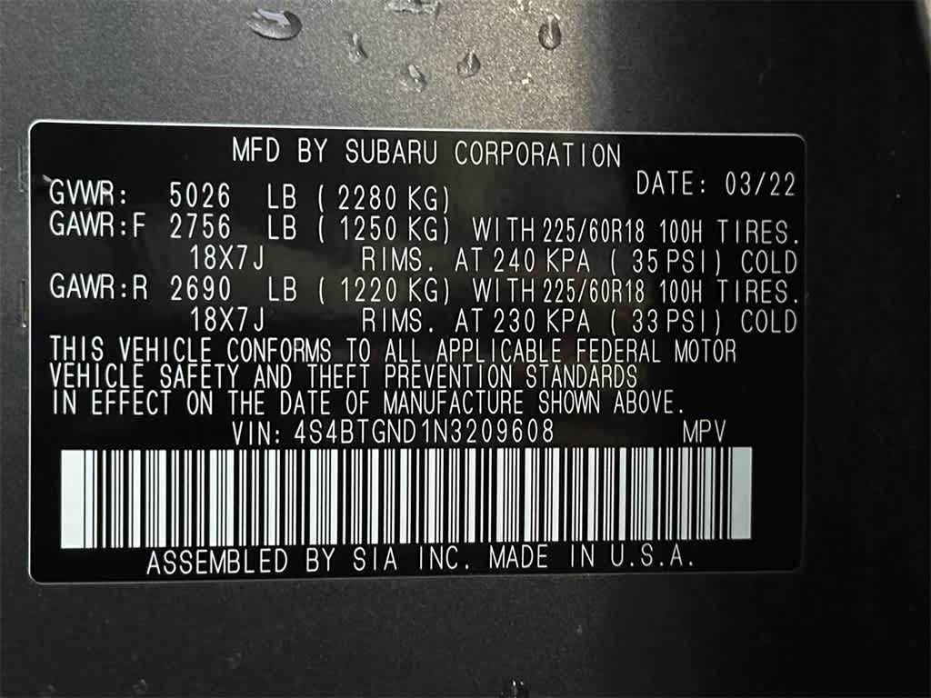 Thumbnail: 2022 Subaru Outback - 22