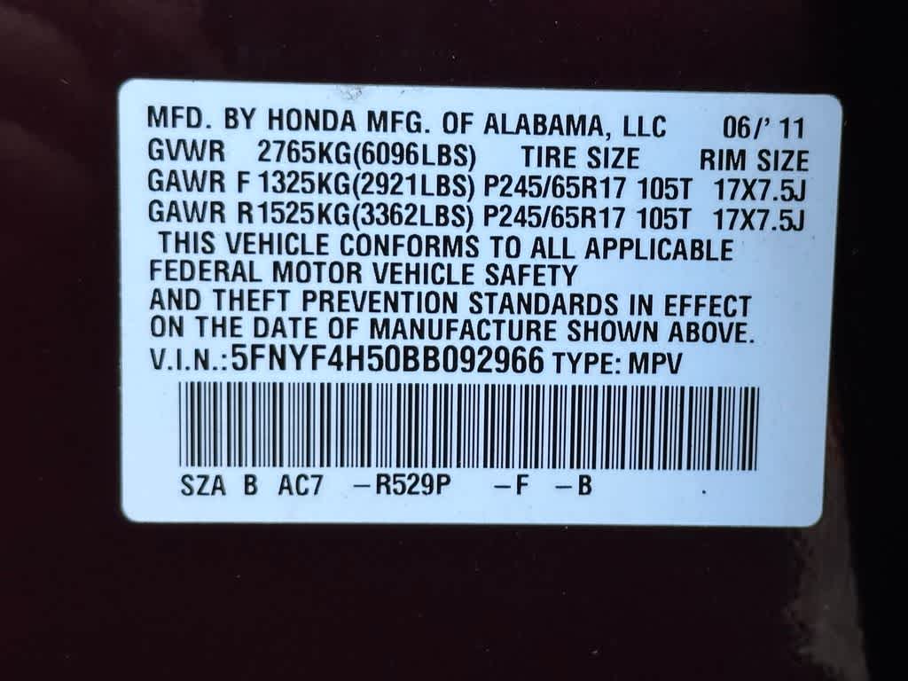 Thumbnail: 2011 Honda Pilot - 22