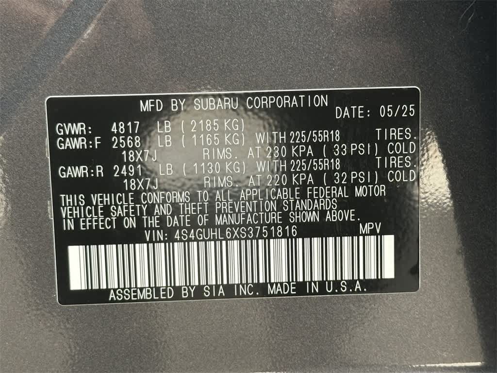 2025 Subaru Crosstrek Limited 20