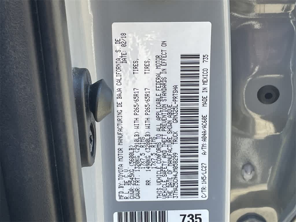 2018 Toyota Tacoma TRD Sport 22