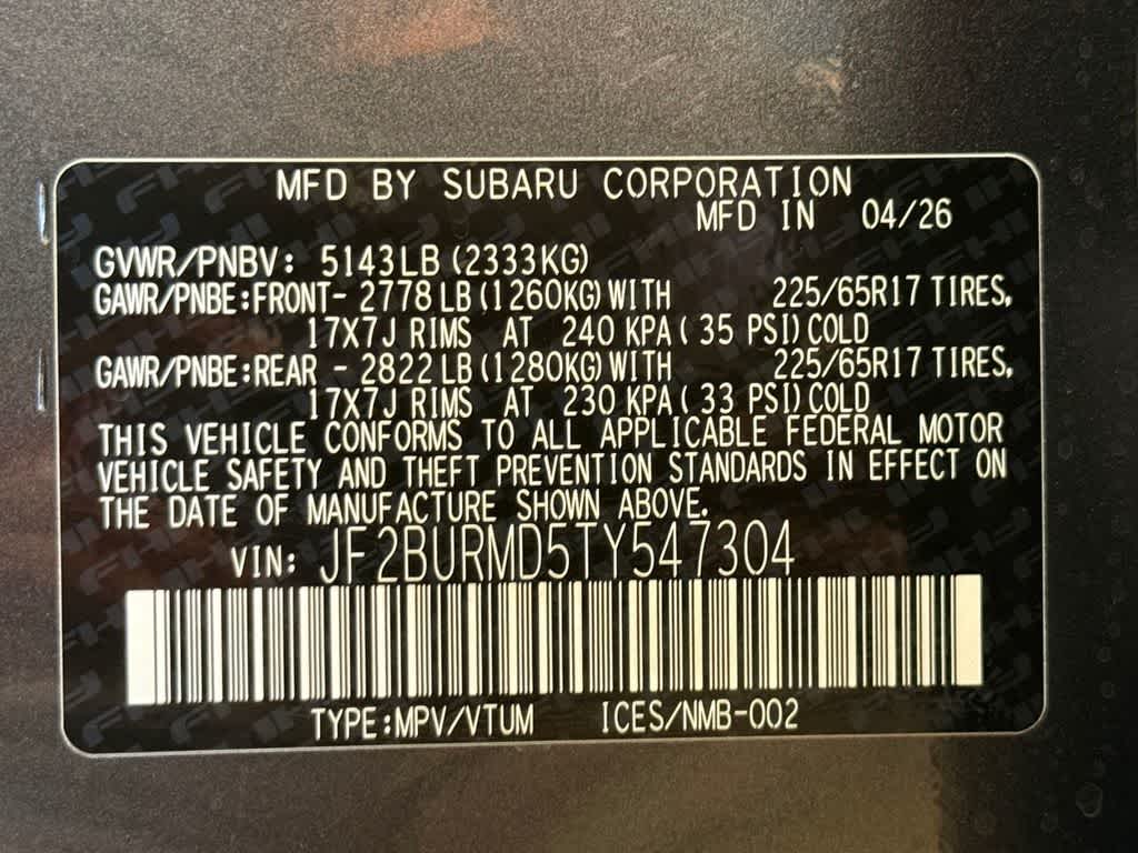 Thumbnail: 2026 Subaru Outback - 22