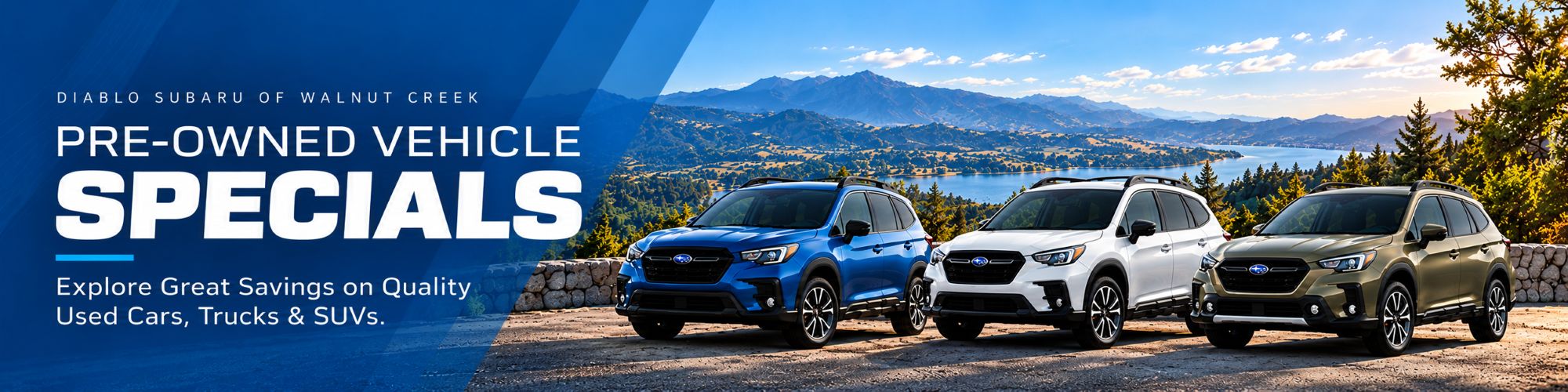 Pre-Owned Specials at Diablo Subaru of Walnut Creek