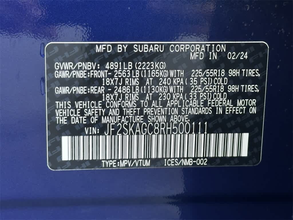 2024 Subaru Forester Sport 21