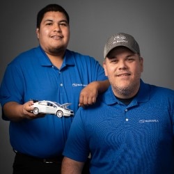 Staff member Francisco and Alaro from ID_0c3459f77def