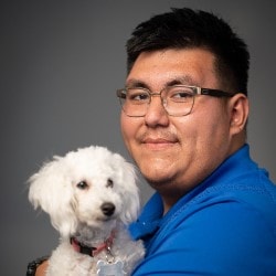 Staff member Efren Zuniga from ID_0c3459f77def