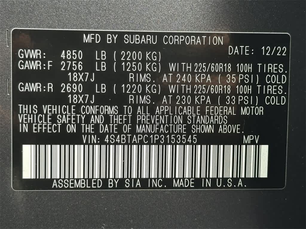 Thumbnail: 2023 Subaru Outback - 22