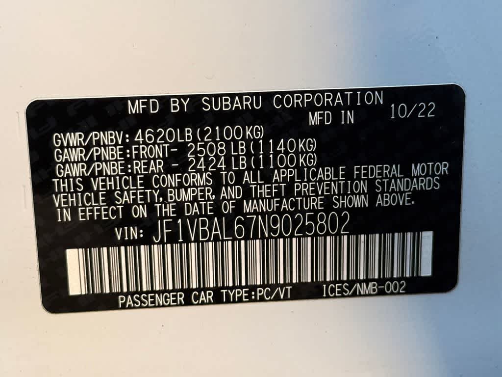 Thumbnail: 2022 Subaru WRX - 22