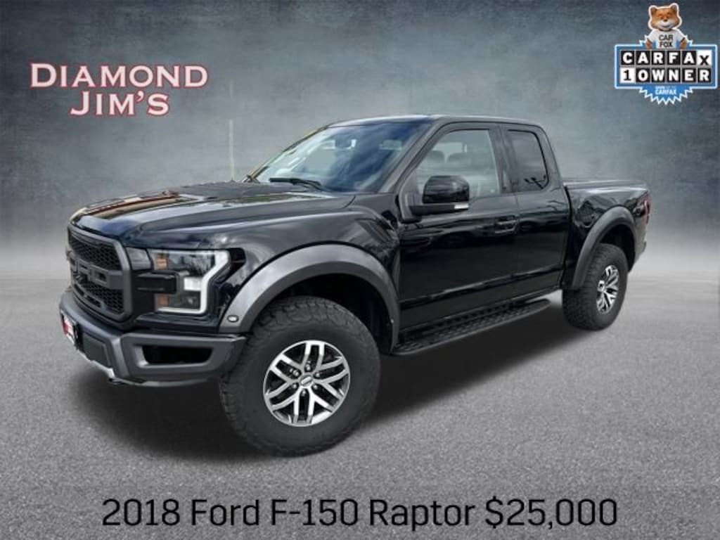 Used 2018 Ford F-150 Raptor Truck SuperCab Styleside