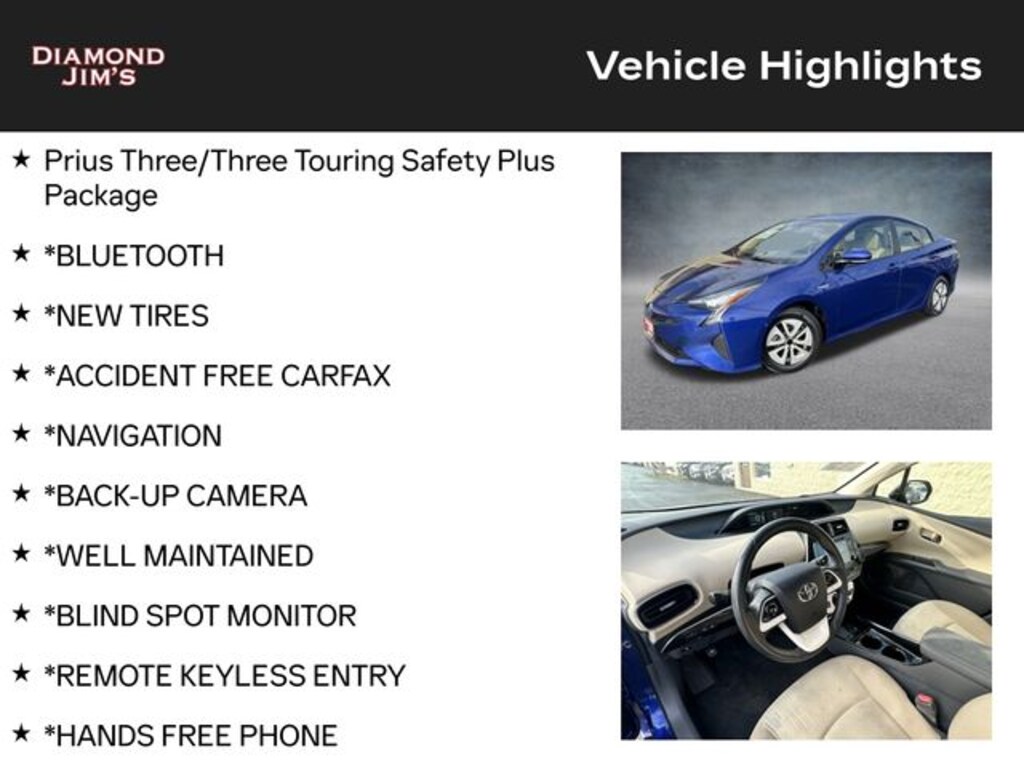 Used 2018 Toyota Prius Two Hatchback