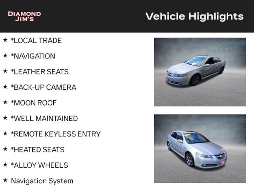 Used 2008 Acura TL Type S w/Nav System Sedan