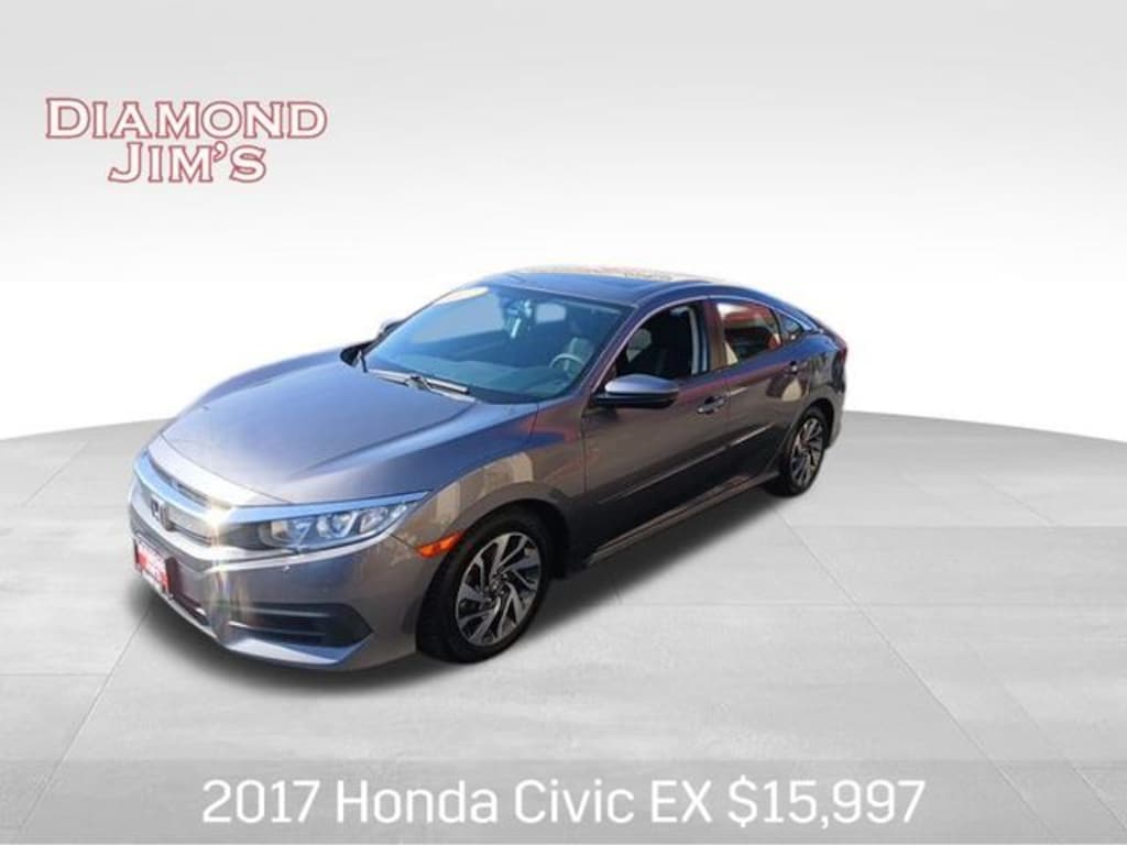 Used 2017 Honda Civic EX Sedan