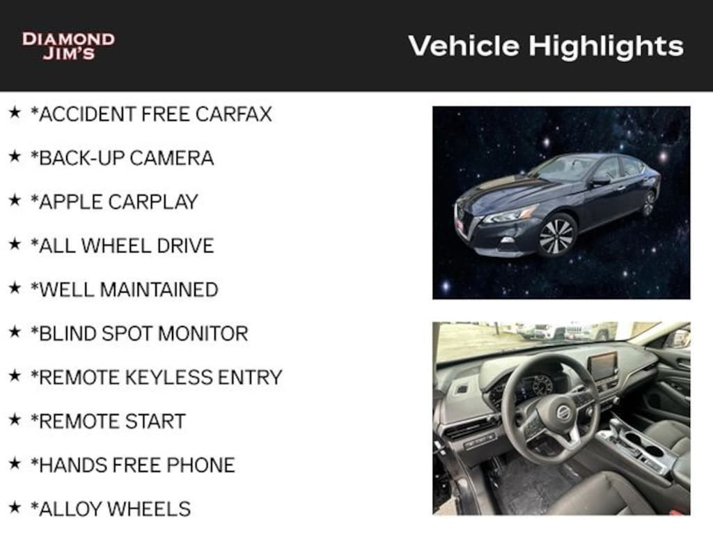 Used 2021 Nissan Altima 2.5 SV Sedan