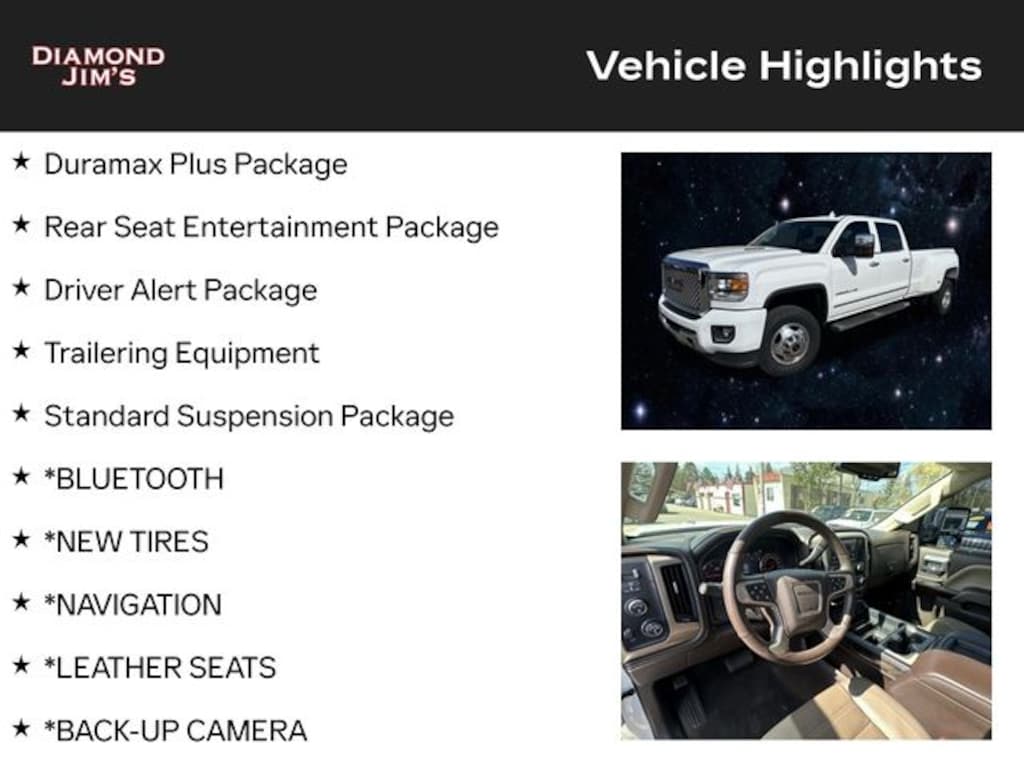 Used 2015 GMC Sierra 3500HD Denali Truck Crew Cab