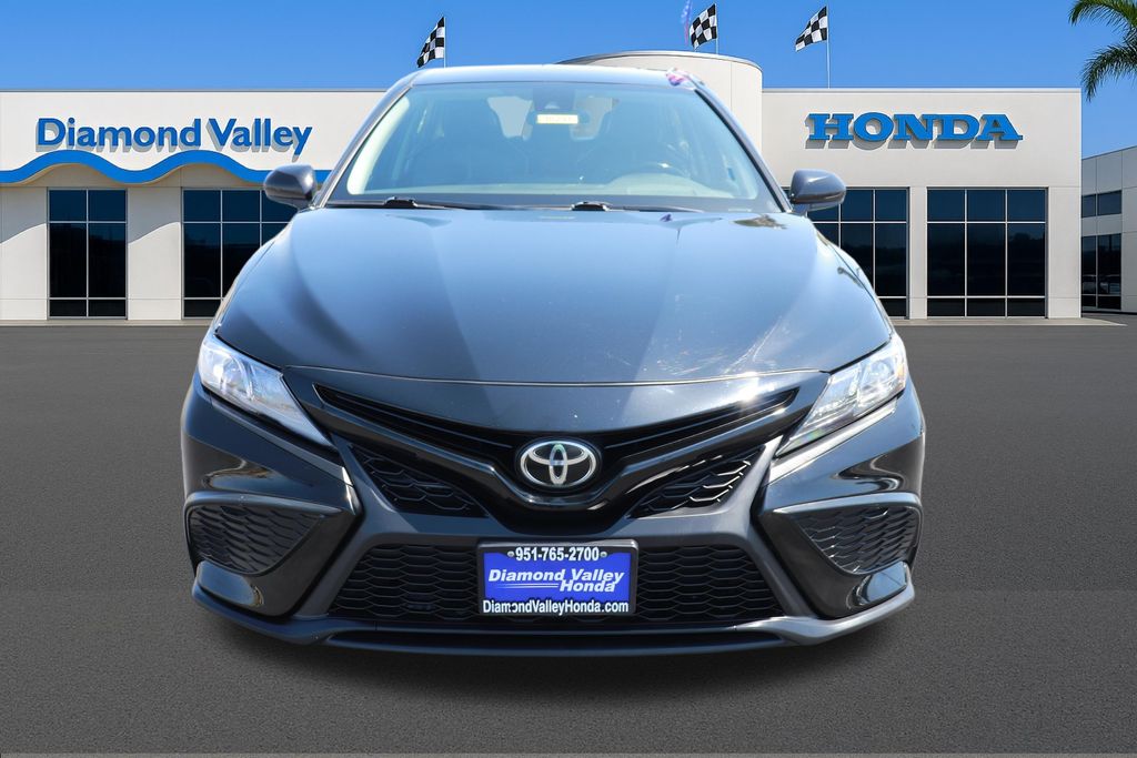 Used 2021 Toyota Camry SE with VIN 4T1G11AK0MU554621 for sale in Hemet, CA