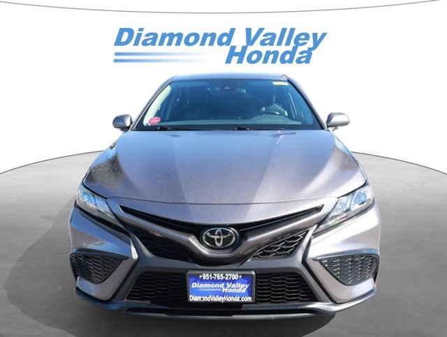 Used 2022 Toyota Camry SE with VIN 4T1G11AK4NU669871 for sale in Hemet, CA