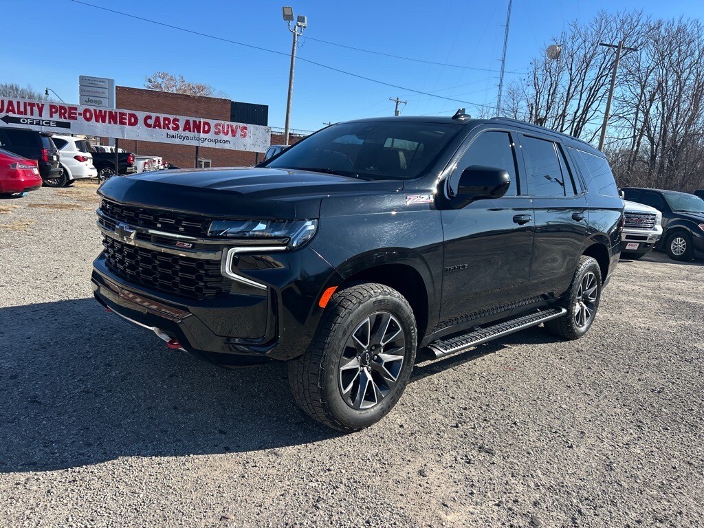Used 2021 Chevrolet Tahoe Z71 with VIN 1GNSKPKD9MR351476 for sale in Okmulgee, OK