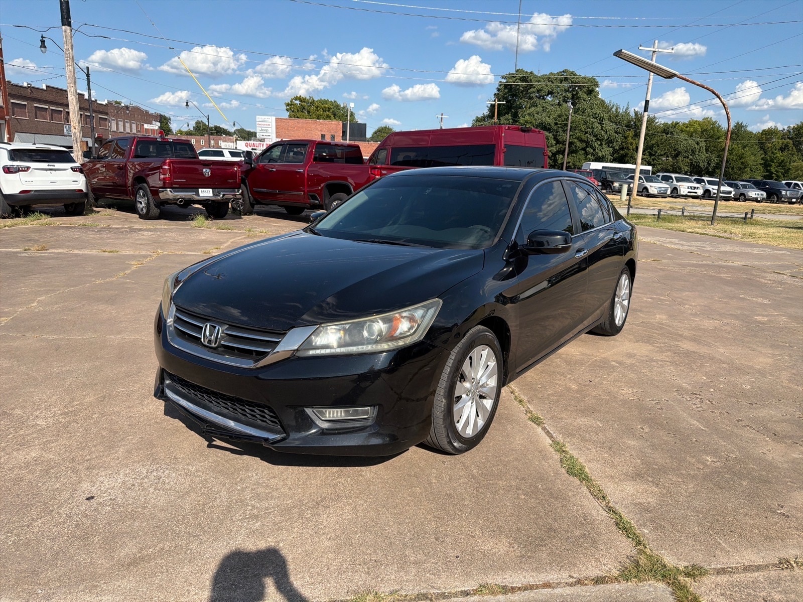 Used 2013 Honda Accord EX with VIN 1HGCR2F71DA013716 for sale in Okmulgee, OK