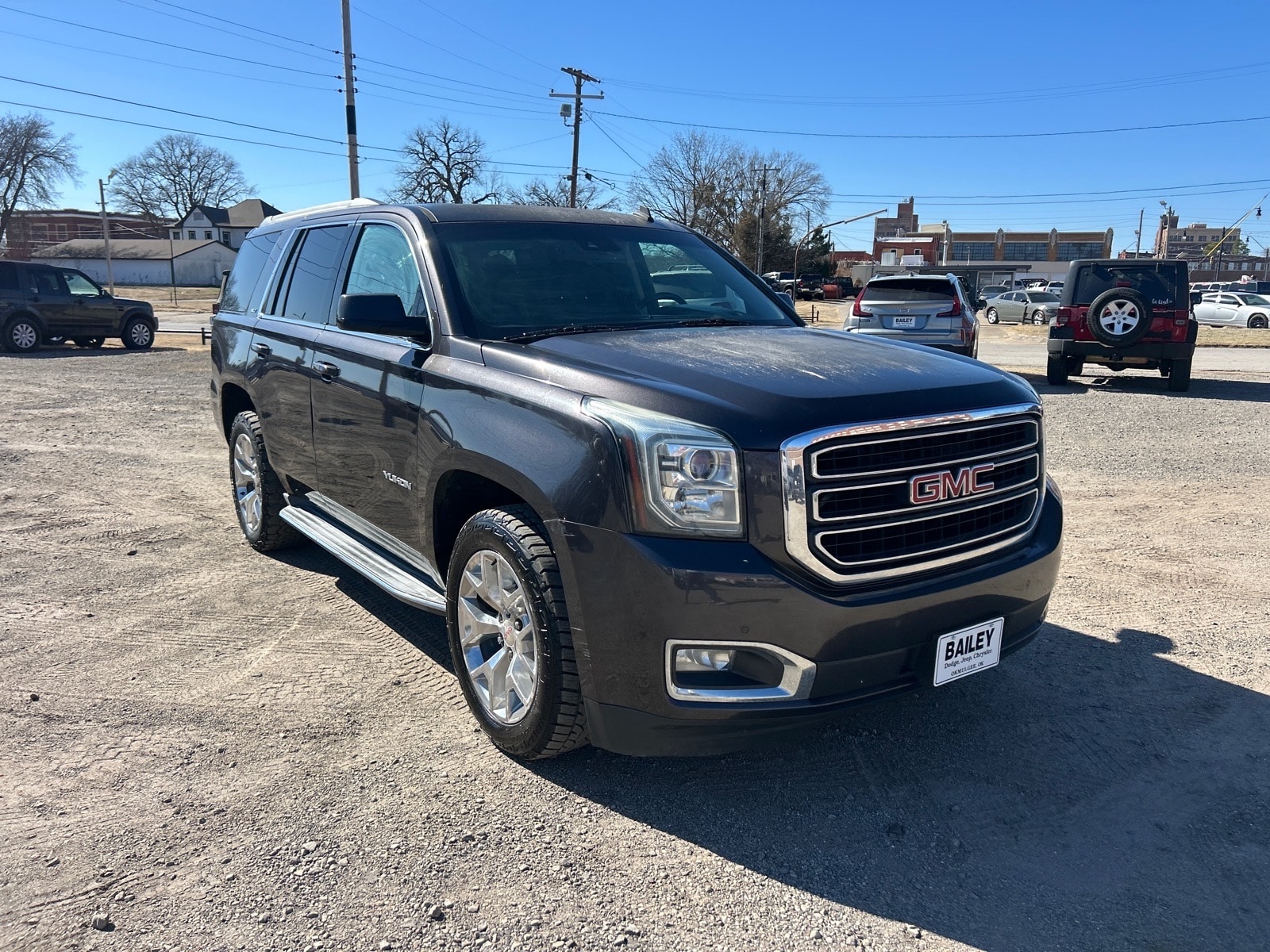 Used 2015 GMC Yukon SLT with VIN 1GKS2BKC9FR165687 for sale in Okmulgee, OK