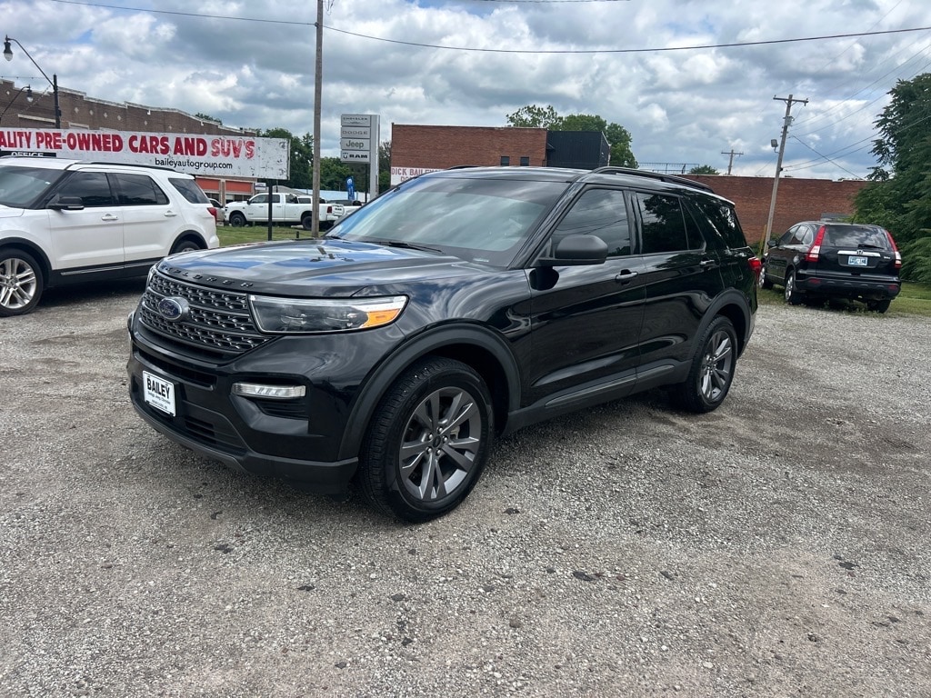 Used 2021 Ford Explorer XLT with VIN 1FMSK8DH0MGC47206 for sale in Okmulgee, OK